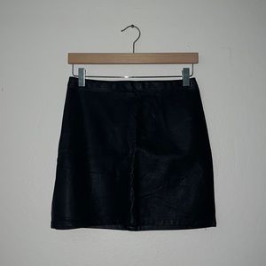 Pleather skirt